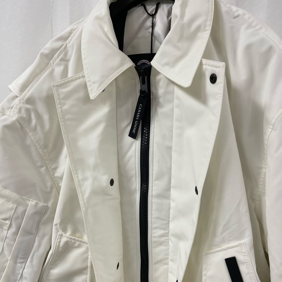 NWT Canada Goose x Angel Chen Arxan Bomber Jacket in White Mens Size Large - Picture 9 of 16